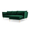 Canapé d'angle droit Agate Vert Bouteille Pieds Métal Doré BOUTICA DESIGN MIC_RC_2_F1_AGATE5
