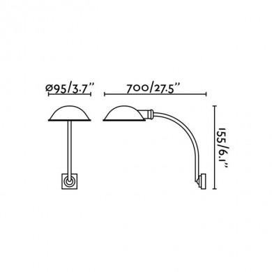 Lampe de chevet REMAKE 50122 Chromé FAR_50122 50122 Lampe de chevet REMAKE 50122 Chromé FARO 50122