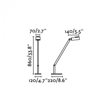 Lampe à poser Inviting Blanc LED Intégrée 6W FAR_57306 57306 Lampe à poser Inviting Blanc LED Intégrée 6W FARO 57306