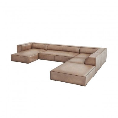 Canapé d'angle droit Agawa Beige Foncé 6 Places BOUTICA DESIGN MIC_UR_71_F1_AGAWA3