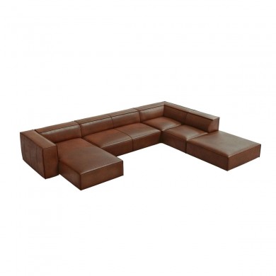 Canapé d'angle droit Agawa Marron 6 Places BOUTICA DESIGN MIC_UR_71_F1_AGAWA5