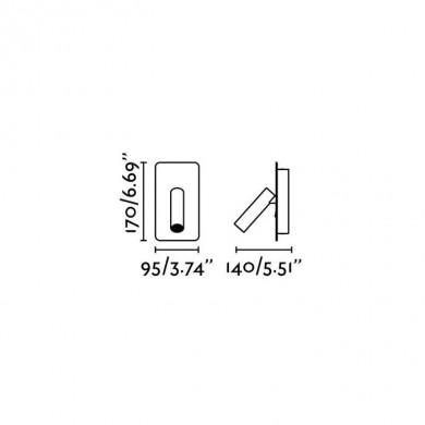 Applique Murale Suau Blanc HIGH POWER LED 3W FARO 62120