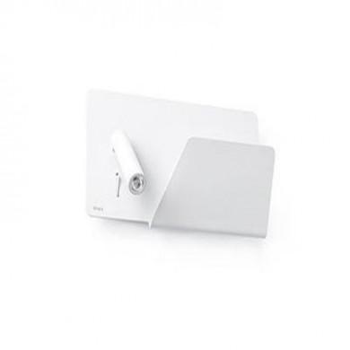 Applique Murale Suau Blanc Droite LED 3W + Port USB FARO 62122
