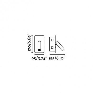 Encastrable Suau Blanc 1x3W LED FARO 62129