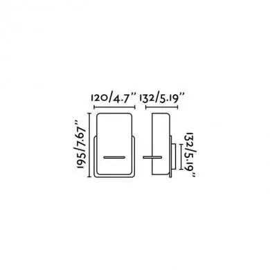 Applique SMILE 62131 Noir FARO 62131