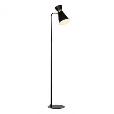 Lampadaire GOLDY 1x28W E27 Noir mat-or BRILLIANT 64458/86