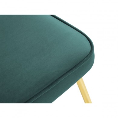 Chaise velours Ari Pétrole BOUTICA DESIGN MIC_CH_2_F10_ARI10