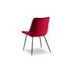 Chaise velours Barren Rouge Pieds Métal Noir BOUTICA DESIGN MIC_CH_2_F9_BARREN3