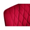 Chaise velours Barren Rouge Pieds Métal Noir BOUTICA DESIGN MIC_CH_2_F9_BARREN3