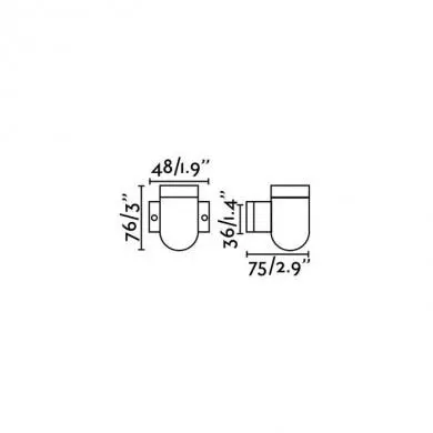 Applique murale Sera Blanc 1x15W E27 FARO 62302