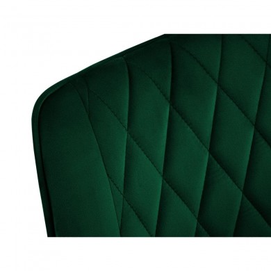 Chaise velours Barren Vert Bouteille Pieds Métal Noir BOUTICA DESIGN MIC_CH_2_F9_BARREN8