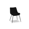 Chaise velours Barren Noir Pieds Métal Noir BOUTICA DESIGN MIC_CH_2_F9_BARREN12