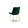 Chaise velours Barren Vert Bouteille Pieds Métal Doré BOUTICA DESIGN MIC_CH_2_F10_BARREN8