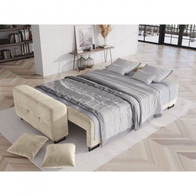 Canapé convertible avec coffre Byron Beige BOUTICA DESIGN MIC_3S_46_F1_BYRON1