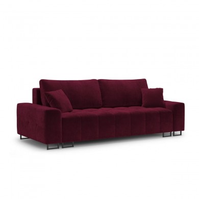 Canapé convertible avec coffre Byron Rouge Foncé BOUTICA DESIGN MIC_3S_46_F1_BYRON3