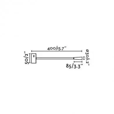 Applique murale Lead 1x3W LED FARO 62704