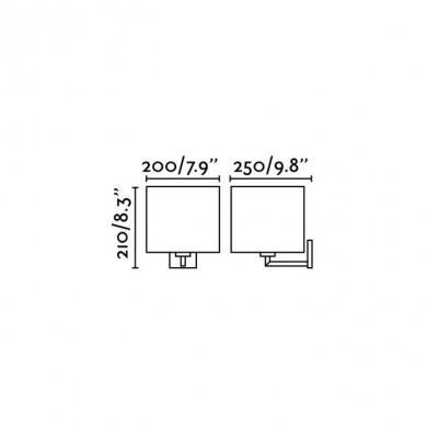 Applique Sahara Lino 1xE27 60W IP20 FARO 62705