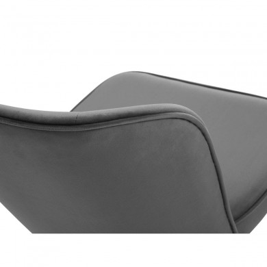 Chaise velours Cabri Gris Clair BOUTICA DESIGN MIC_CH_2_F5_CABRI12