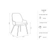 Chaise velours Cadiz Bleu Clair BOUTICA DESIGN MIC_CH_2_F10_CADIZ6