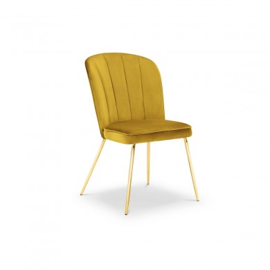 Chaise velours Cera Jaune BOUTICA DESIGN MIC_CH_2_F10_CERA3