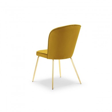 Chaise velours Cera Jaune BOUTICA DESIGN MIC_CH_2_F10_CERA3