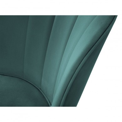 Chaise velours Cera Pétrole BOUTICA DESIGN MIC_CH_2_F10_CERA10