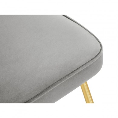 Chaise velours Cera Gris Clair BOUTICA DESIGN MIC_CH_2_F10_CERA12