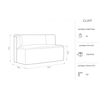 Canapé velours Cliff Vert Bouteille BOUTICA DESIGN MIC_2S_44_F1_CLIFF3