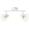 Plafonnier ELHI 2x40W E14 Blanc BRILLIANT 71913/05