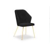 Chaise velours Cobra Noir BOUTICA DESIGN MIC_CH_42_F10_COBRA11