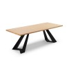 Table Colin Placage en Chêne Naturel 75x100x180 BOUTICA DESIGN MIC_TAB_180x100_COLIN1