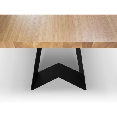 Table Colin Placage en Chêne Naturel 75x100x180 BOUTICA DESIGN MIC_TAB_180x100_COLIN1