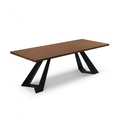 Table Colin Placage en Chêne Foncé 75x100x180 BOUTICA DESIGN MIC_TAB_180x100_COLIN2