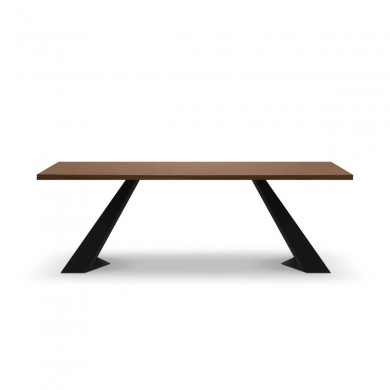 Table Colin Placage en Chêne Foncé 75x100x180 BOUTICA DESIGN MIC_TAB_180x100_COLIN2