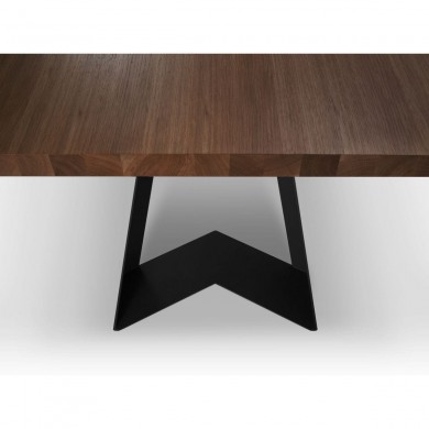 Table Colin Placage en Chêne Foncé 75x100x180 BOUTICA DESIGN MIC_TAB_180x100_COLIN2