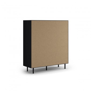 Commode Daze Chêne Wotan Naturel Noir 135x42x120 BOUTICA DESIGN MIC_COM_120x135_F1_DAZE1