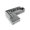 Canapé d'angle gauche convertible avec coffre Dolomite Gris BOUTICA DESIGN MIC_LCF_44_F1_DOLOMITE2
