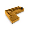 Canapé d'angle gauche convertible avec coffre Dolomite Jaune BOUTICA DESIGN MIC_LCF_44_F1_DOLOMITE8