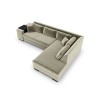 Canapé d'angle droit convertible avec coffre Dolomite Beige BOUTICA DESIGN MIC_RCF_44_F1_DOLOMITE1