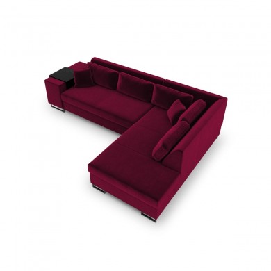 Canapé d'angle droit convertible avec coffre Dolomite Rouge BOUTICA DESIGN MIC_RCF_44_F1_DOLOMITE9