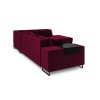 Canapé d'angle droit convertible avec coffre Dolomite Rouge BOUTICA DESIGN MIC_RCF_44_F1_DOLOMITE9