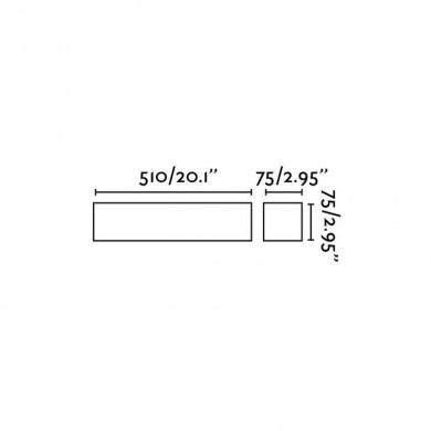 Applique Tera Blanc LED 6W 2700K 530lm IP20 FARO 63184