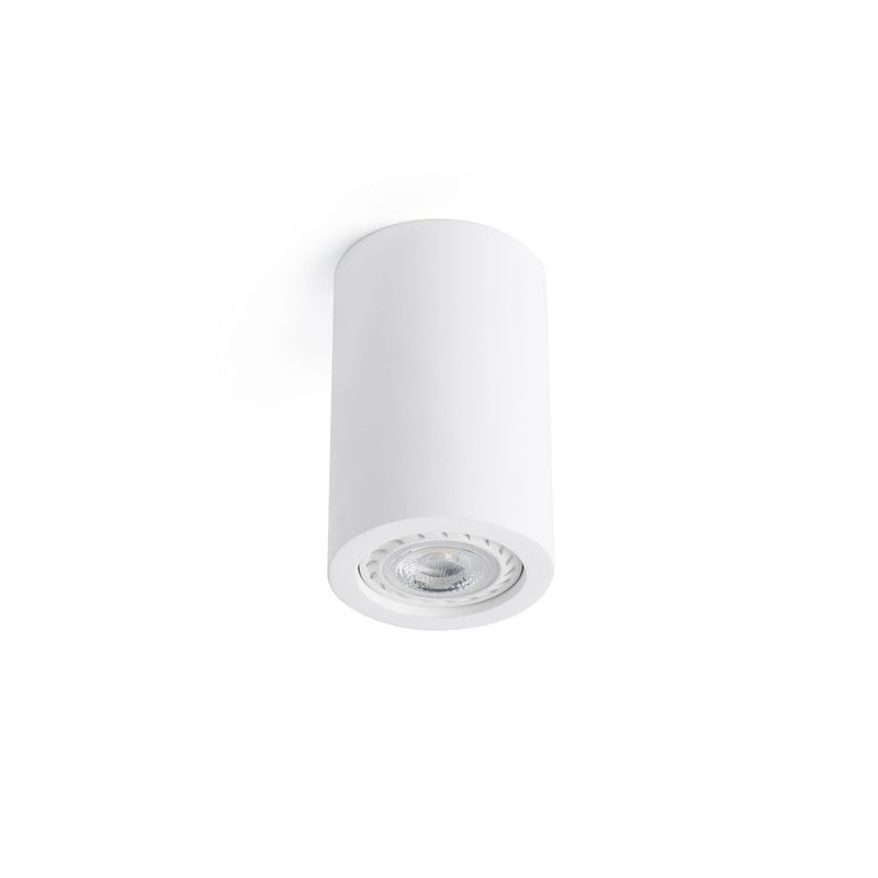 Plafonnier Sven Rond Blanc 1 X GU10 35W FARO 63268