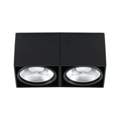 Plafonnier TECTO 2 x AR111 50W NOIR FARO 63277