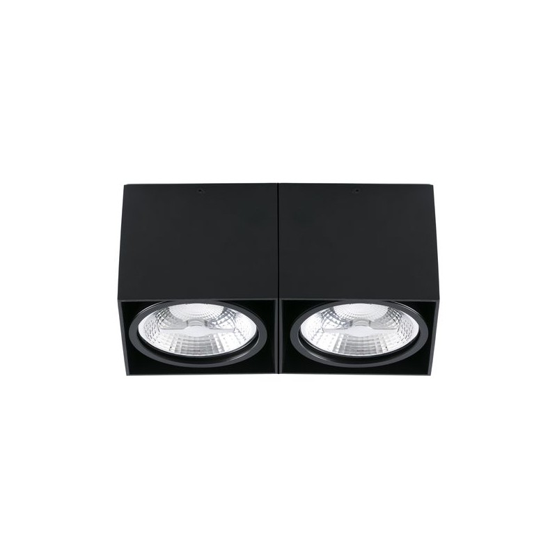 Plafonnier TECTO 2 x AR111 50W NOIR FARO 63277