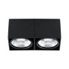 Plafonnier TECTO 2 x AR111 50W NOIR FARO 63277