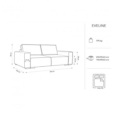 Canapé convertible Eveline Jaune BOUTICA DESIGN MIC_3SF_72_F1_EVELINE3