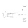 Canapé convertible Eveline Corail BOUTICA DESIGN MIC_3SF_72_F1_EVELINE4