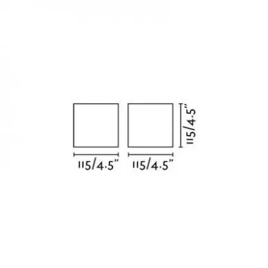 Applique Murale Gris Kamen FARO 63312