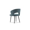 Chaise velours Goa Pétrole BOUTICA DESIGN MIC_CH_2_F1_GOA6